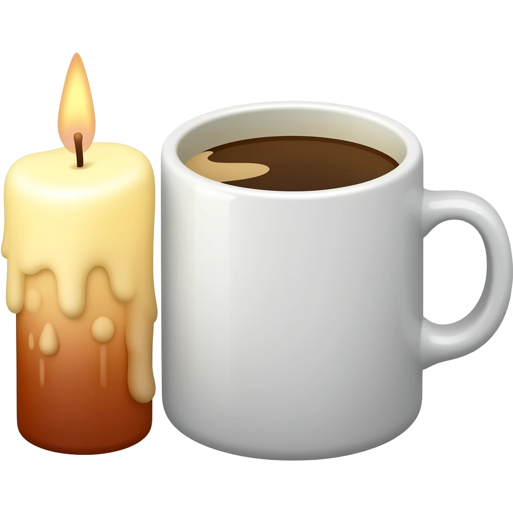 🕯📸☕️ emoji