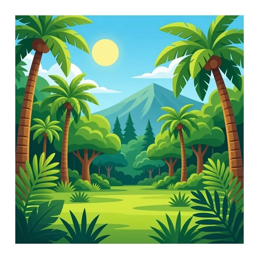 jungle emoji