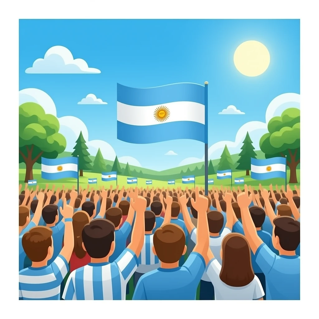 wm fans argentina crowd emoji