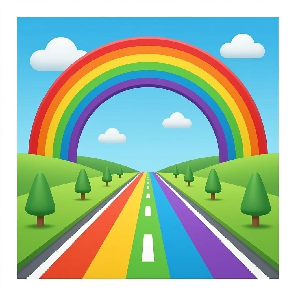 rainbow road emoji