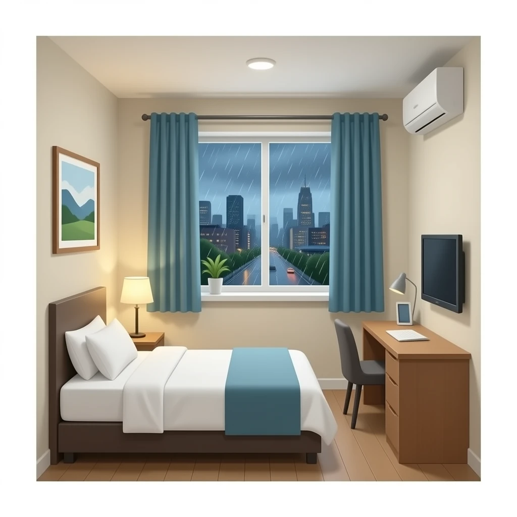 accommodation room emoji