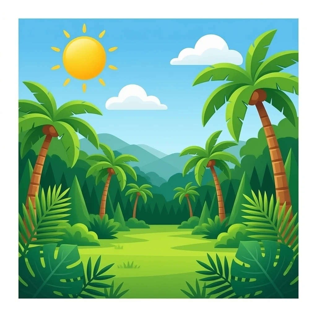 jungle emoji