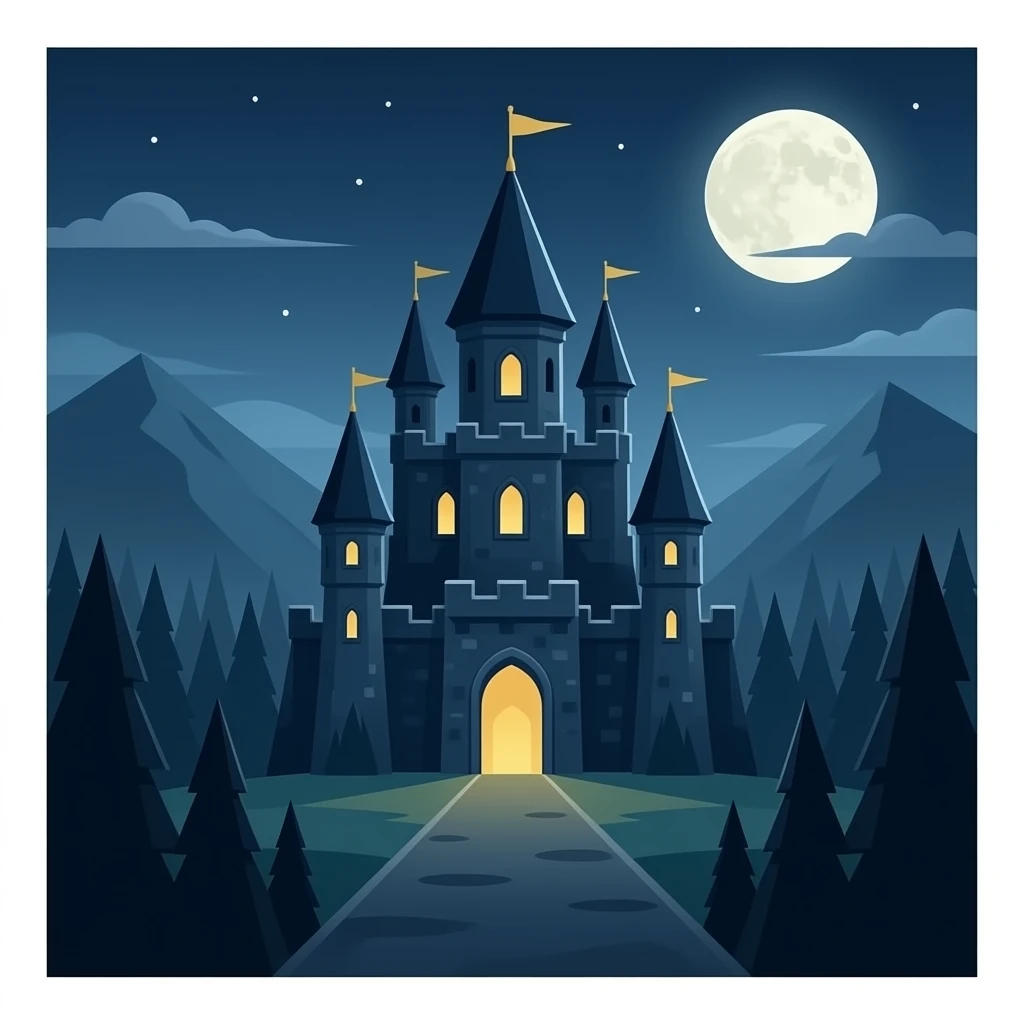 dark castle emoji