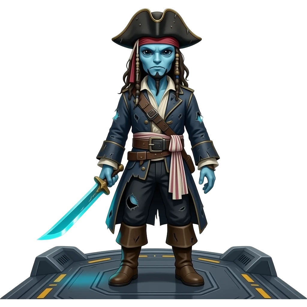 alien pirate emoji