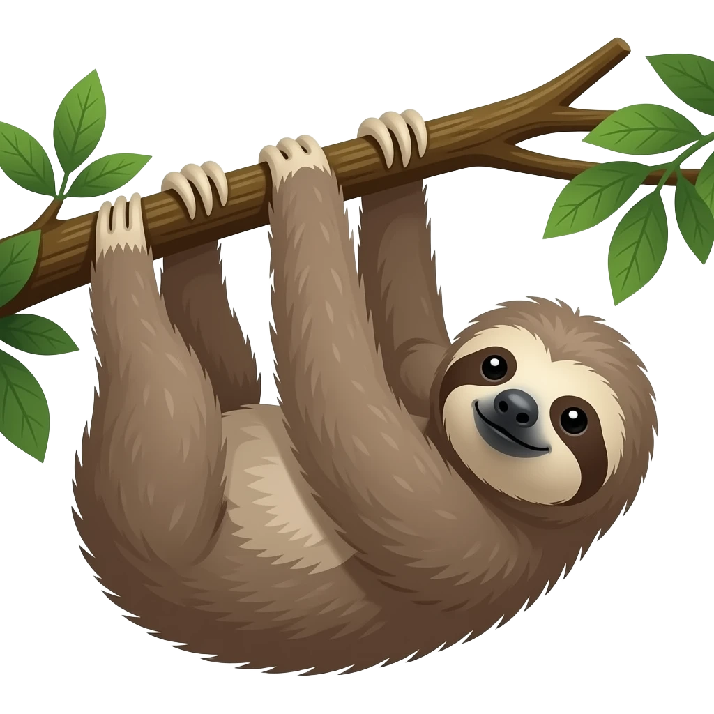animal paresseux emoji