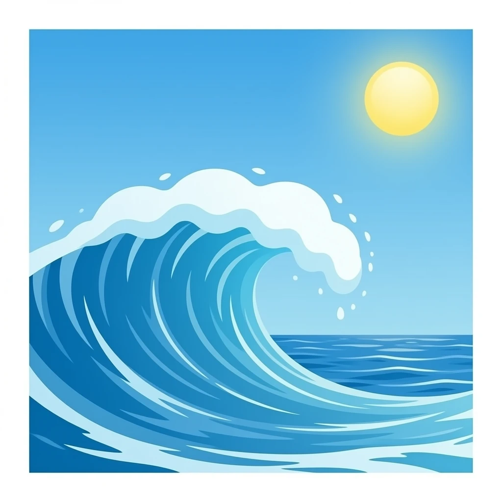 Waves emoji