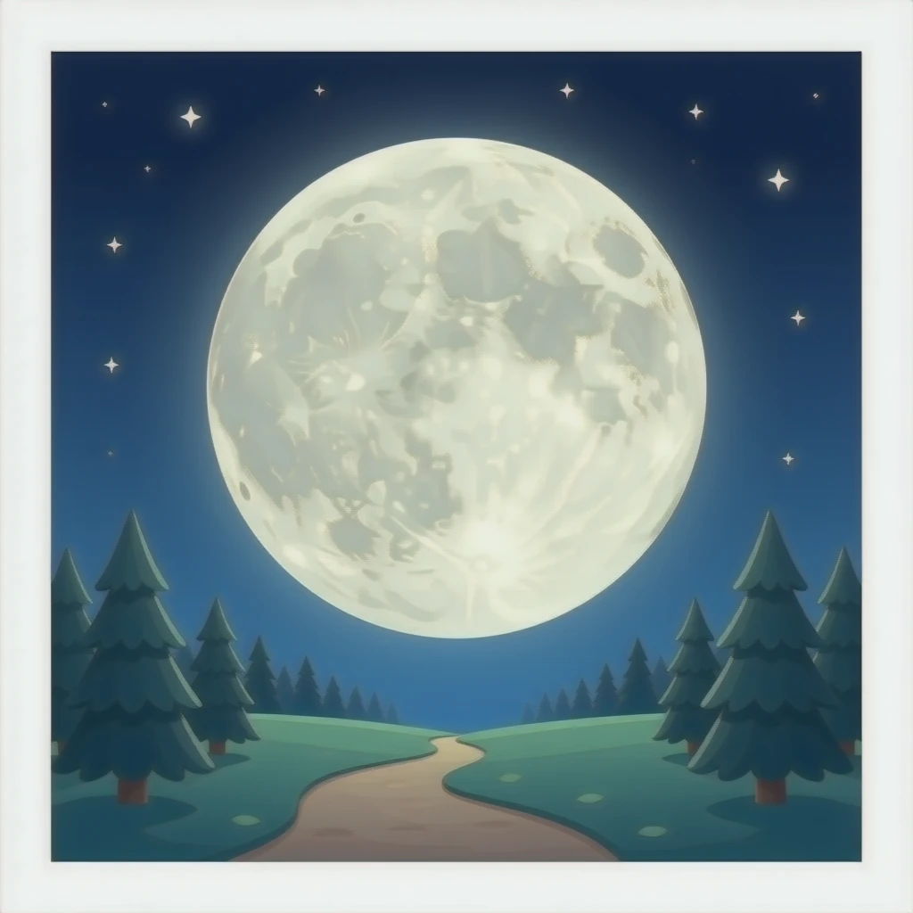 Moon sick emoji