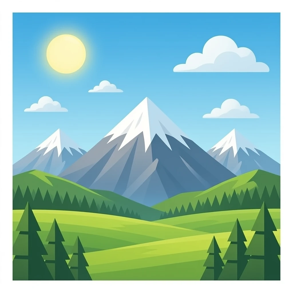 mountains emoji