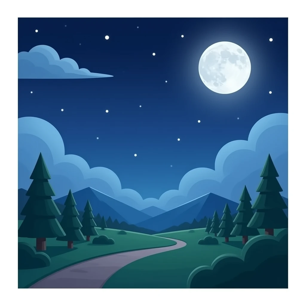 night sky emoji
