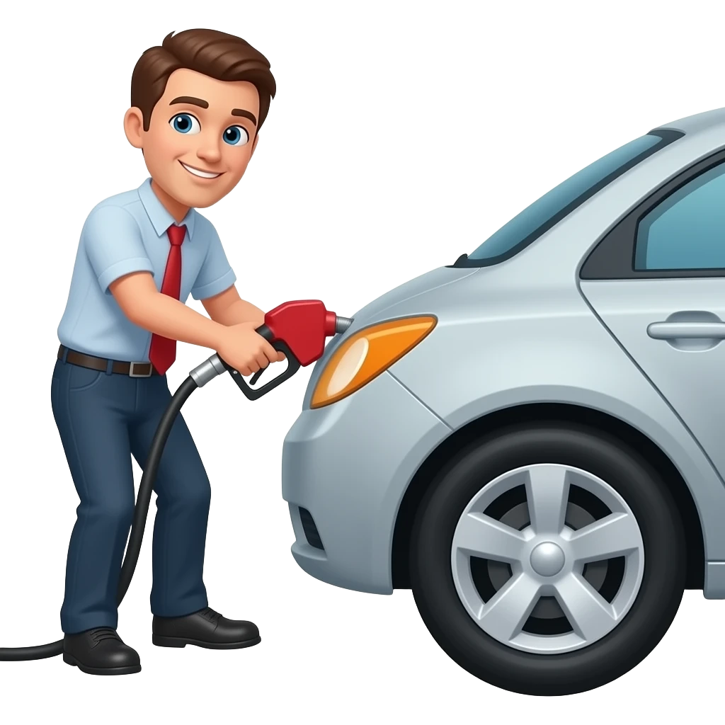 fueling a car emoji