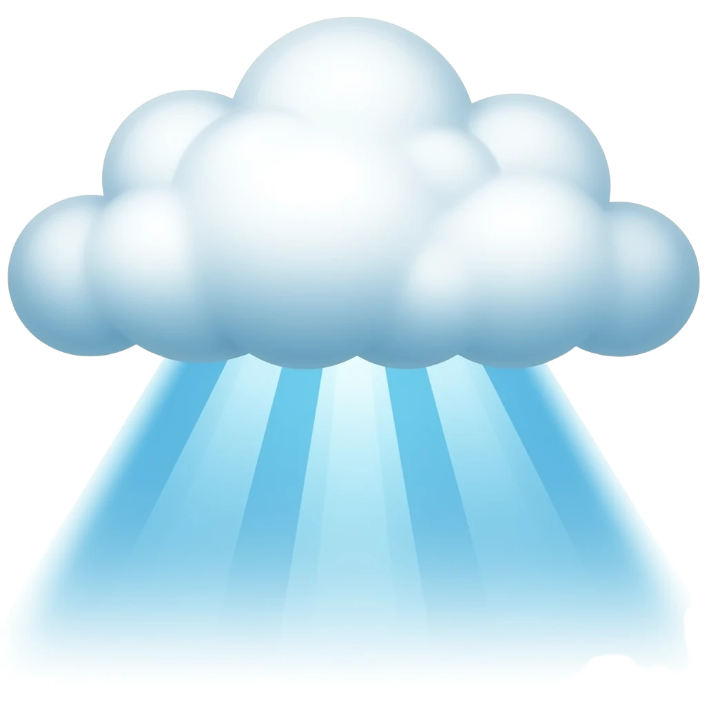 lighting from clouds emoji