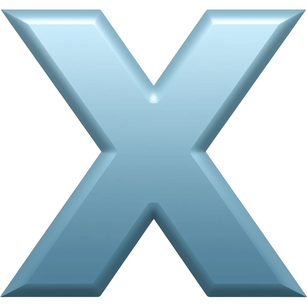 X emoji