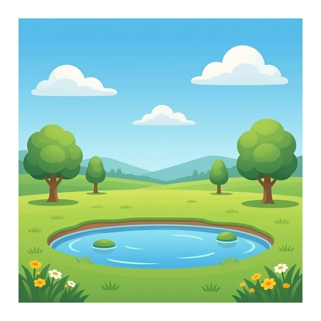 white puddle looking from far away emoji