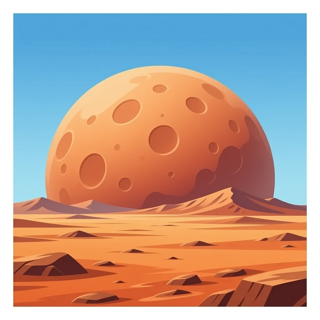 red planet emoji
