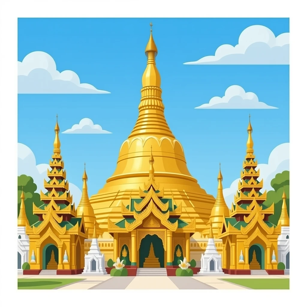 burmese pagoda emoji