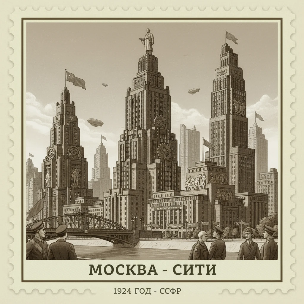 Москва-Сити, если бы его построили в СССР в 1934 году

Стилизуй изображение под марку как на фото emoji