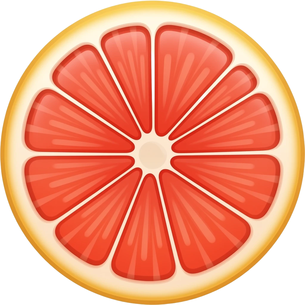 Grapefruit emoji