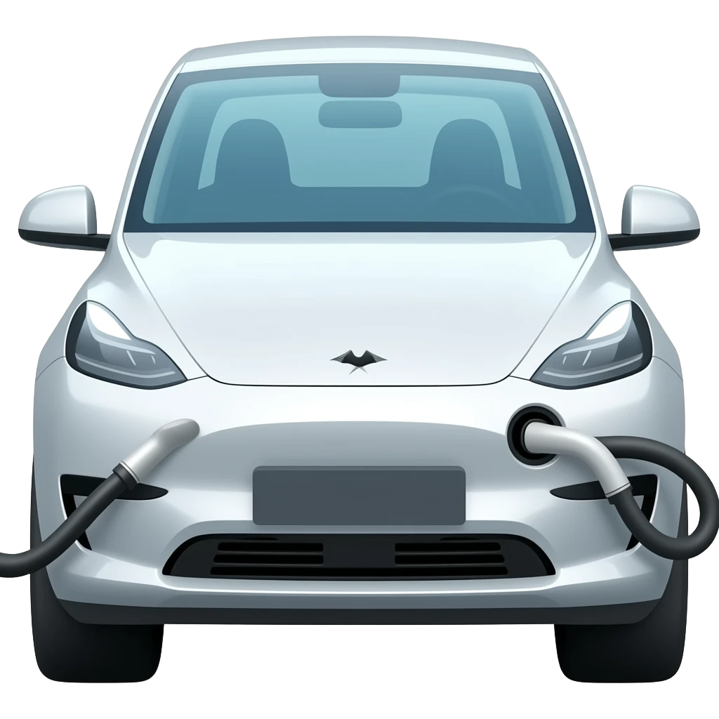 electric car charging emoji