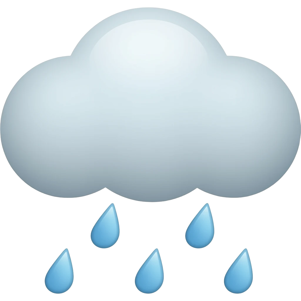 rain emoji