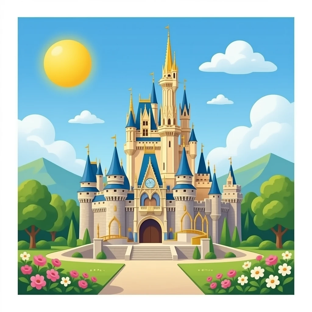 Beauty and the Beast's Castle emoji