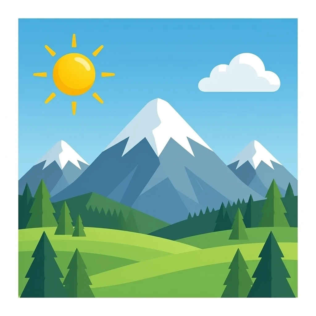 MOUNTAIN emoji