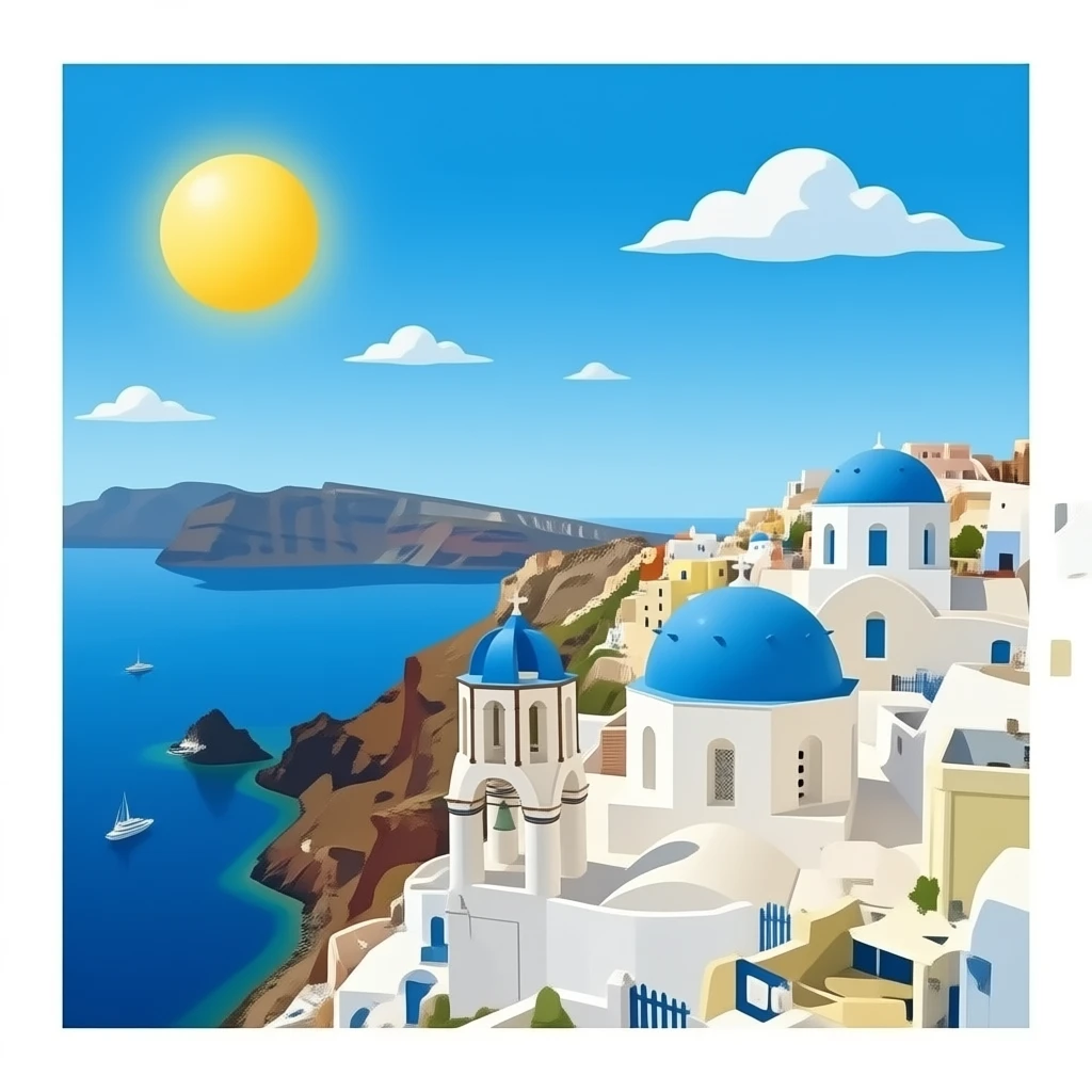 santorini emoji