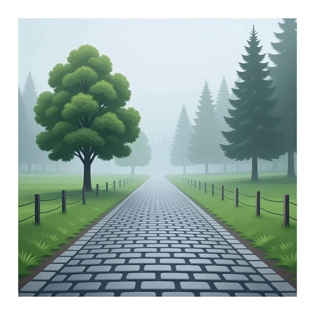 Cobblestone road emoji