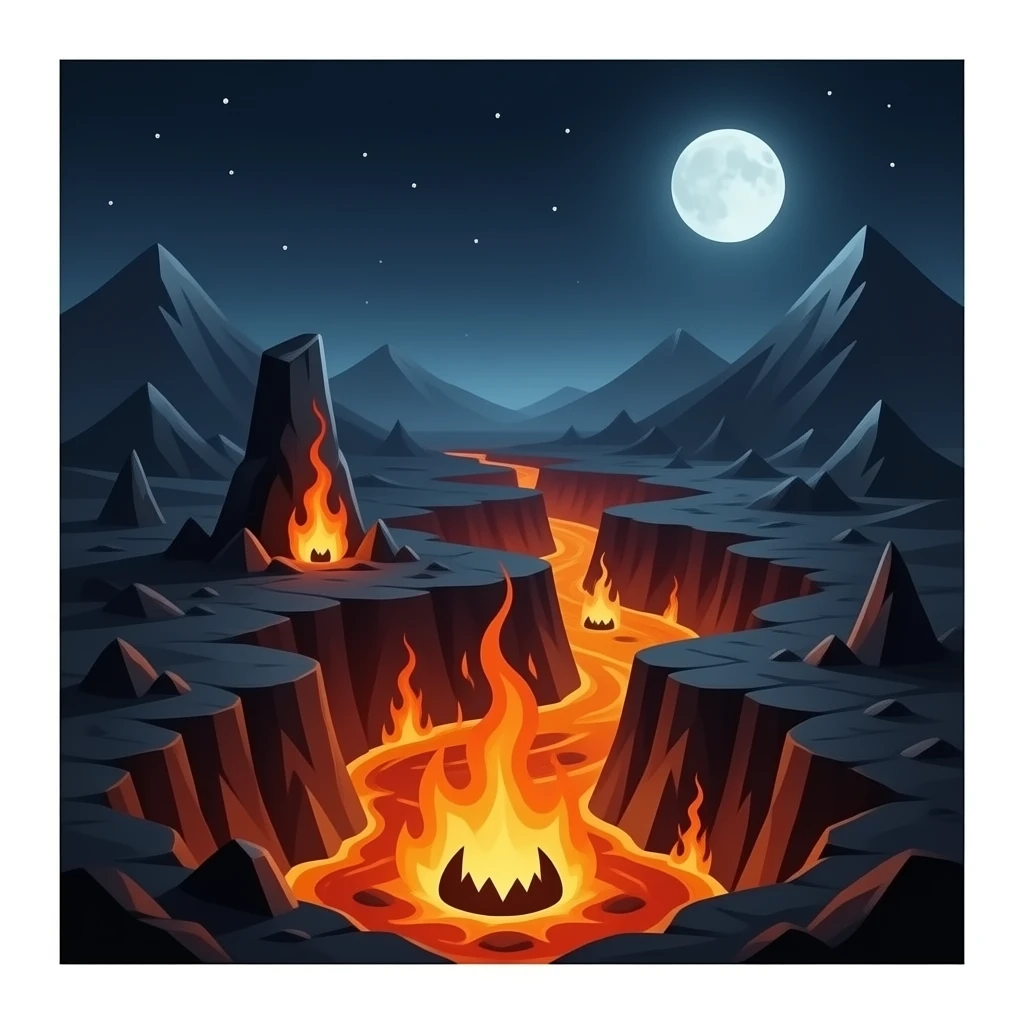 黑暗的十八层地狱在地底 emoji