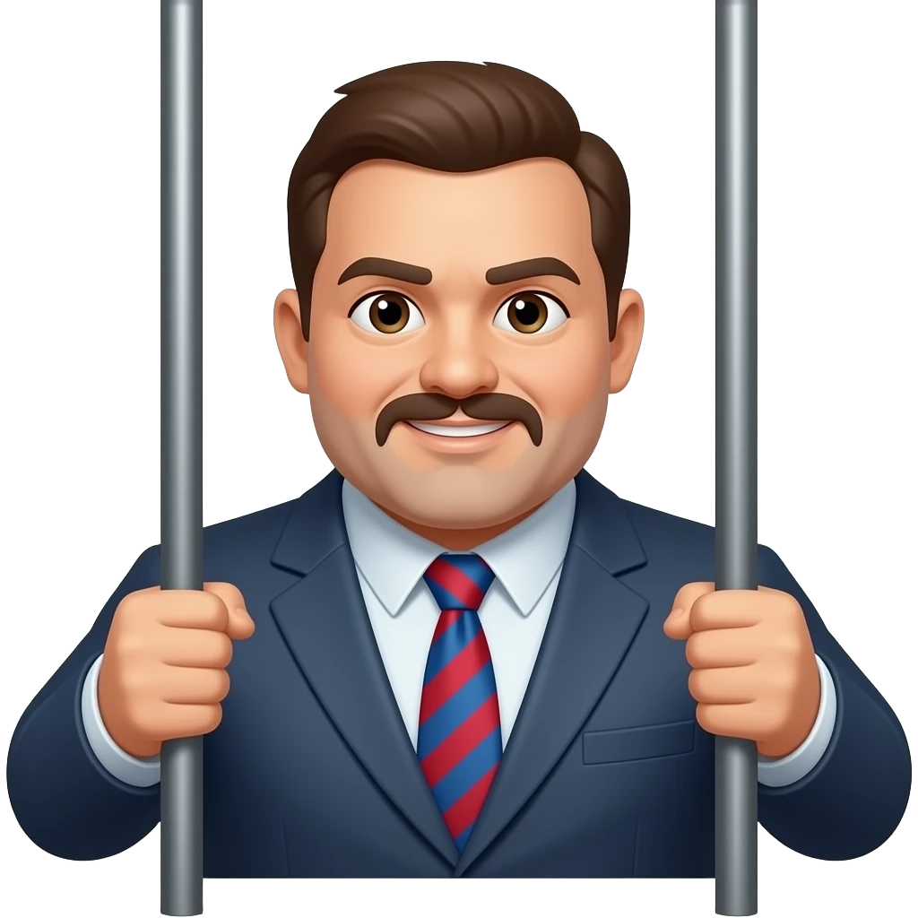 fat mayor under bars emoji