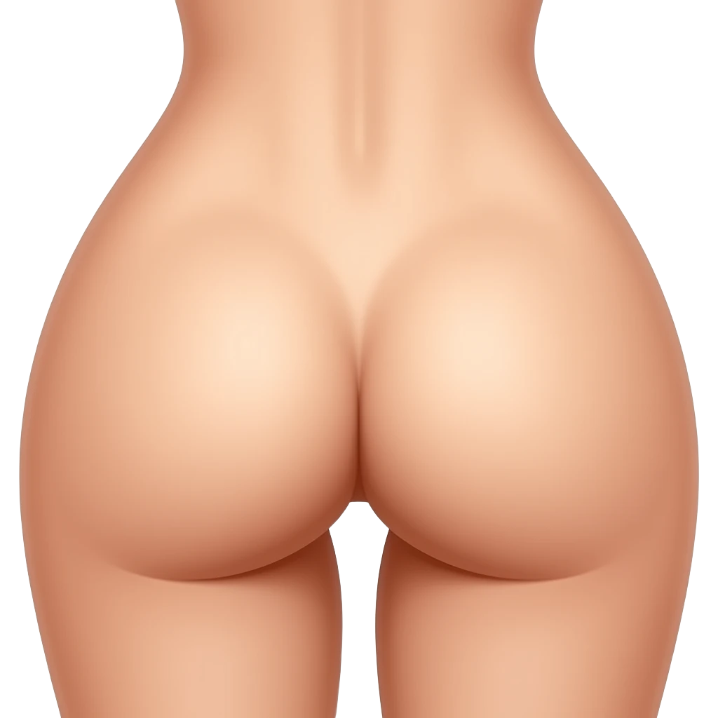 Naked girl ass emoji