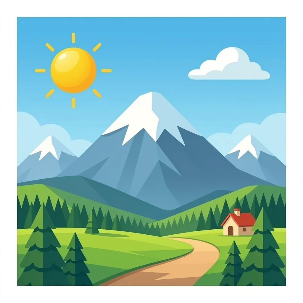 Mountain emoji