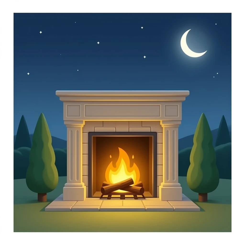 Fireplace emoji