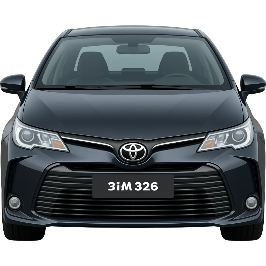 Black toyota vios 2026 front view emoji
