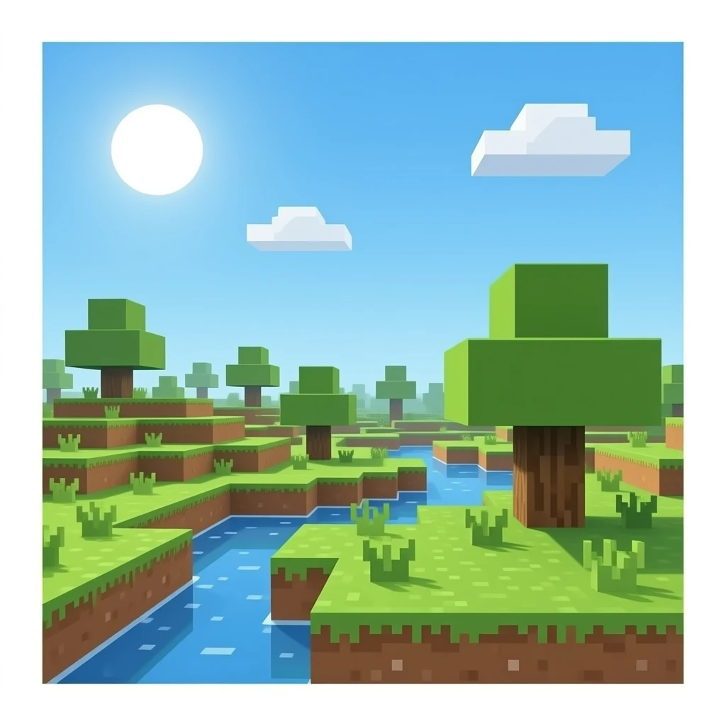 Minecraft world emoji