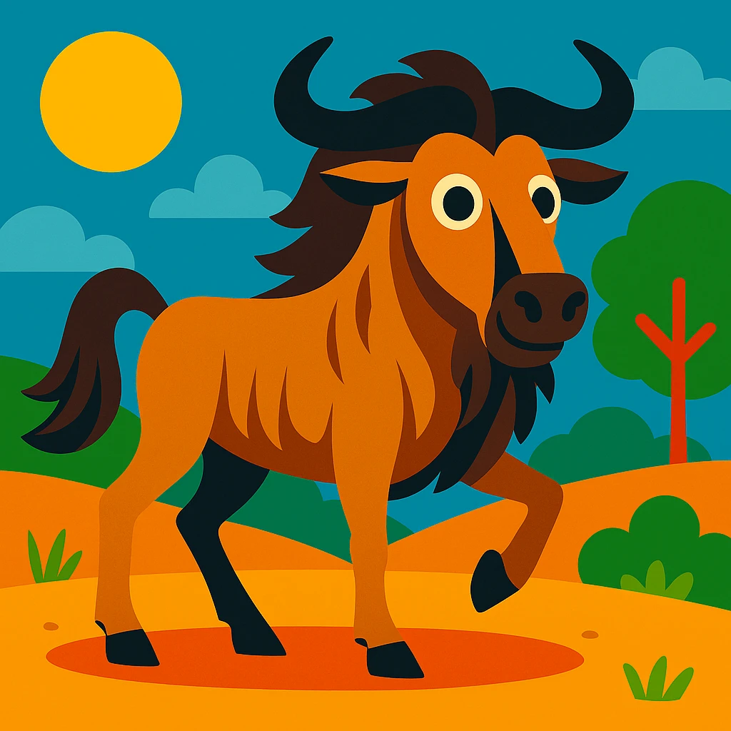Wildebeest emoji
