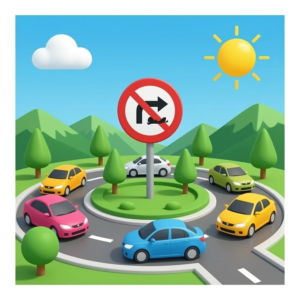 traffic circle emoji