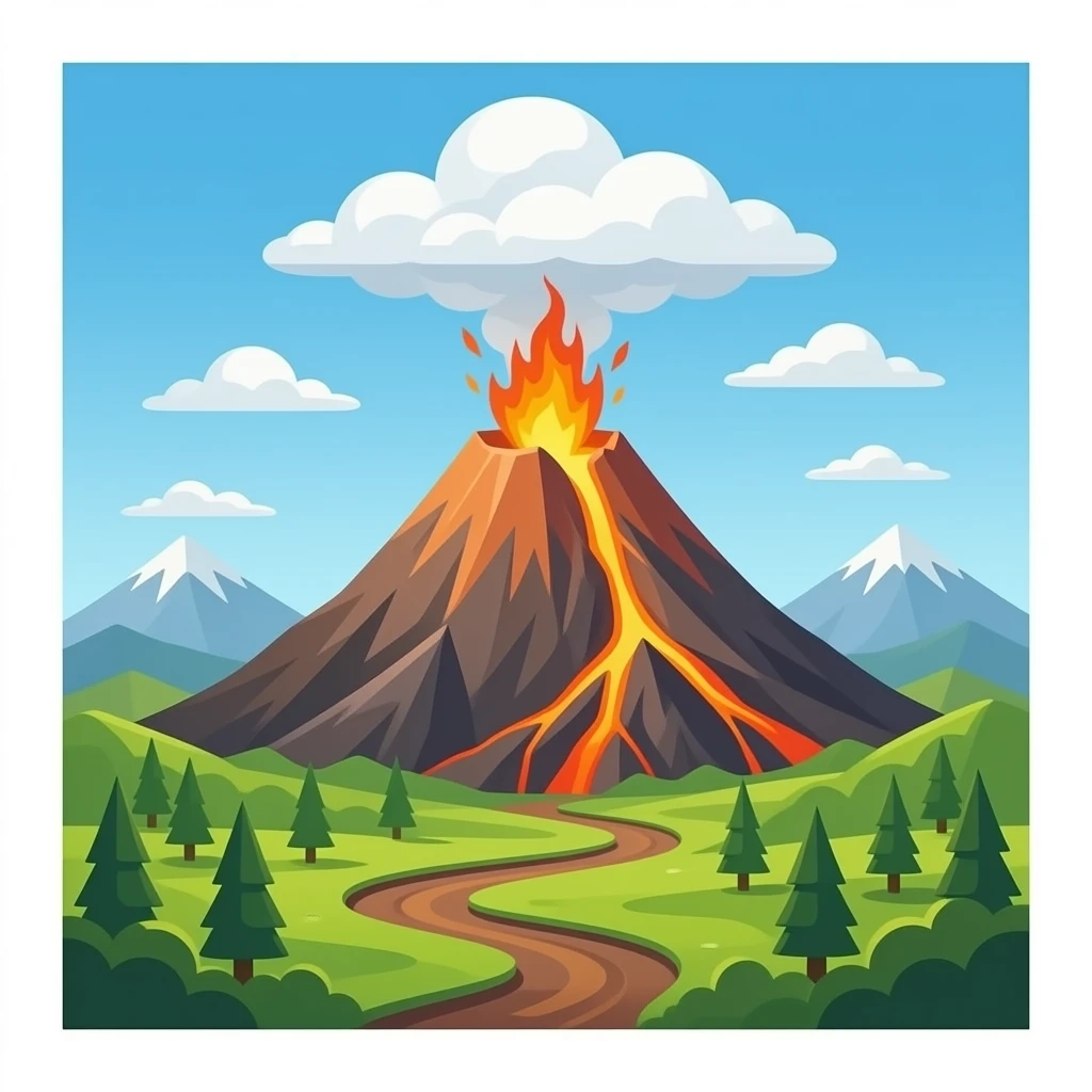 volcano emoji