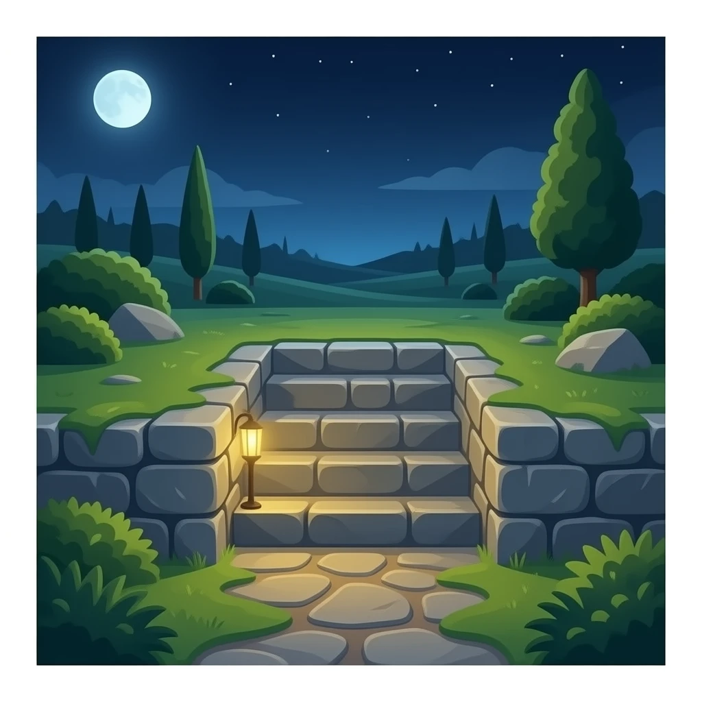 stone basement stairs emoji