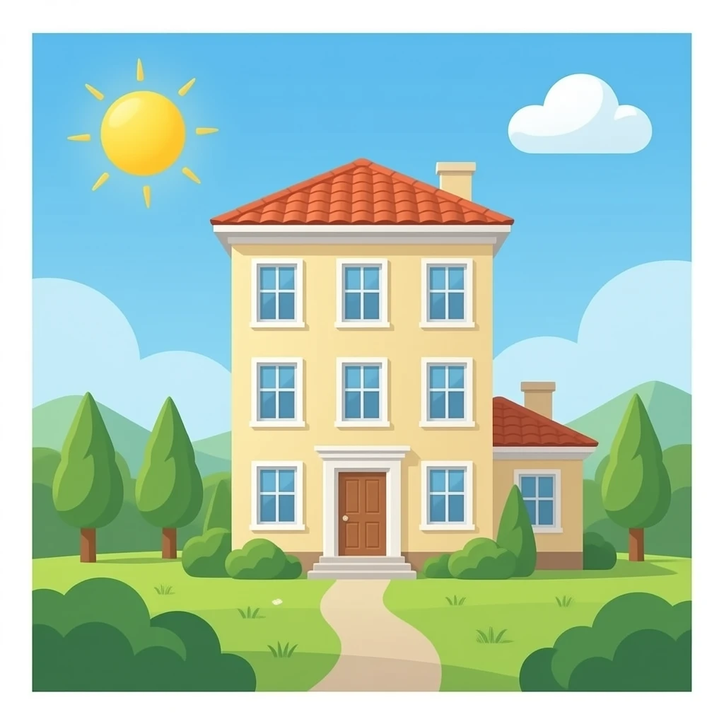 tall house emoji