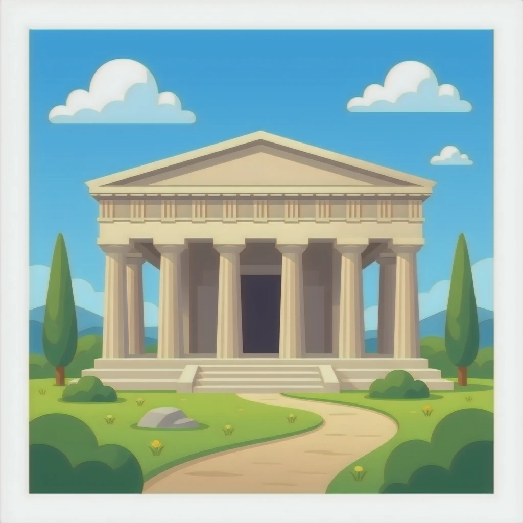 Greek temple emoji