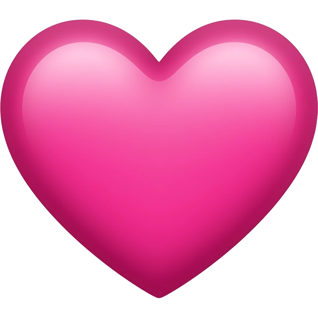 Сердце цвета плюки emoji