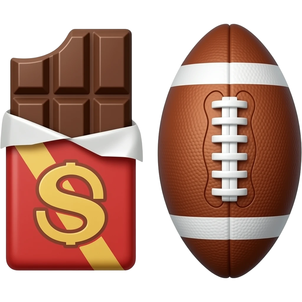 🍫🏈 emoji
