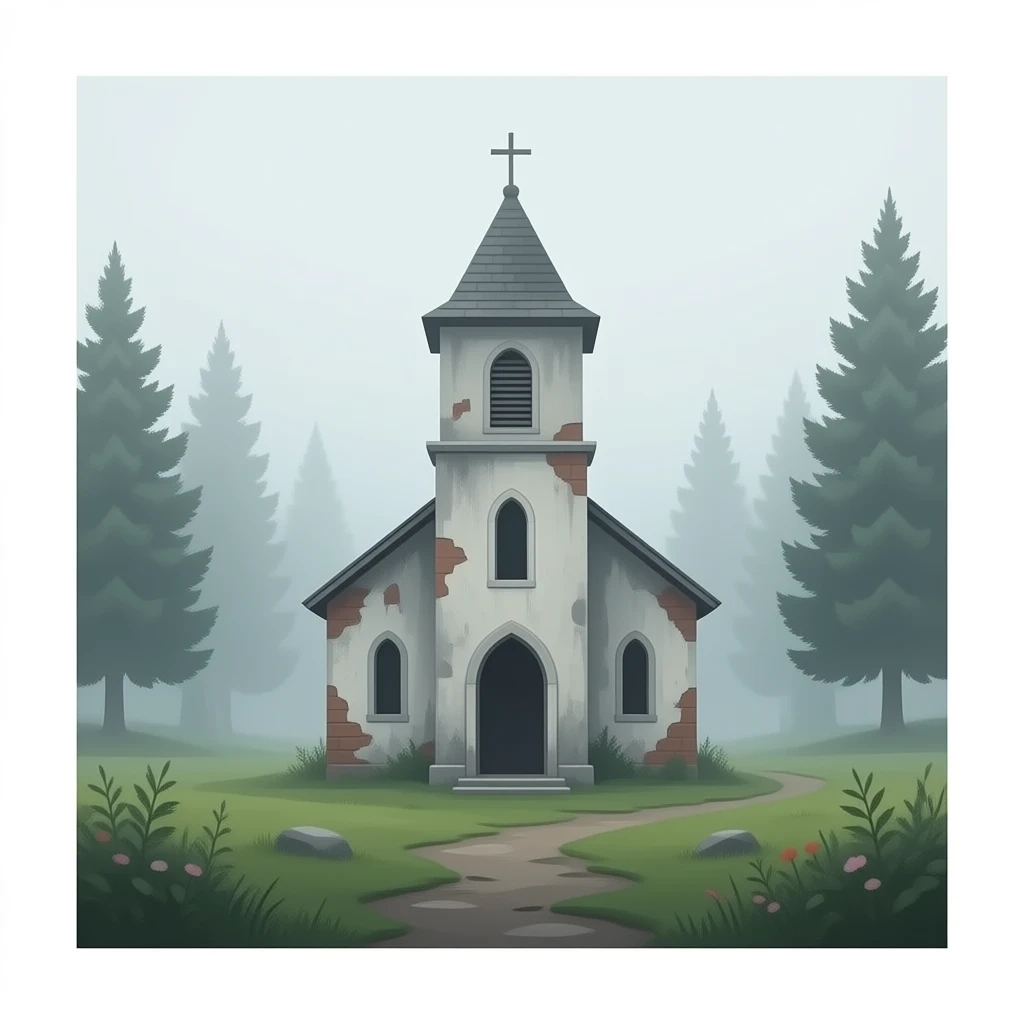 iglesia abandonada emoji