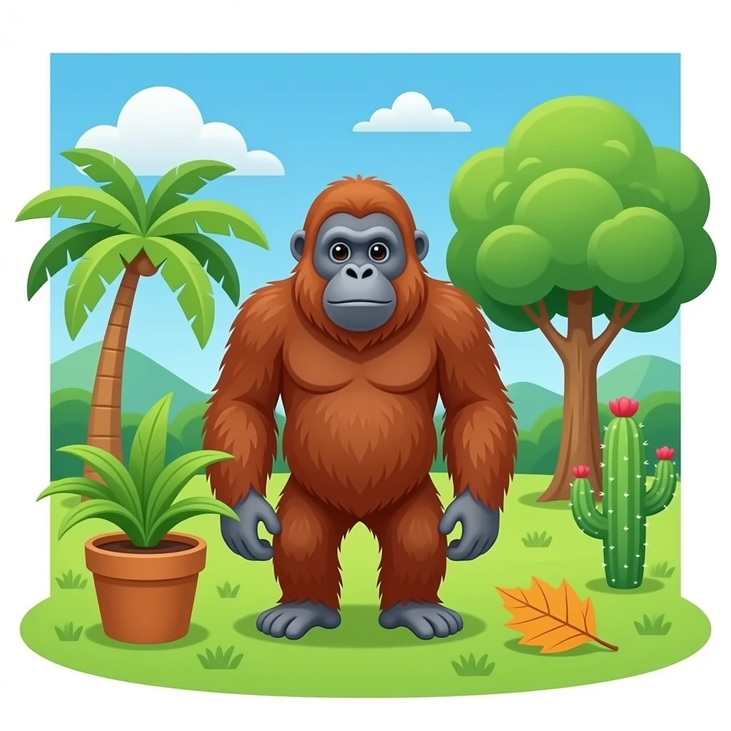 🦧🪴🌴🌳🌵🍂🍃 emoji