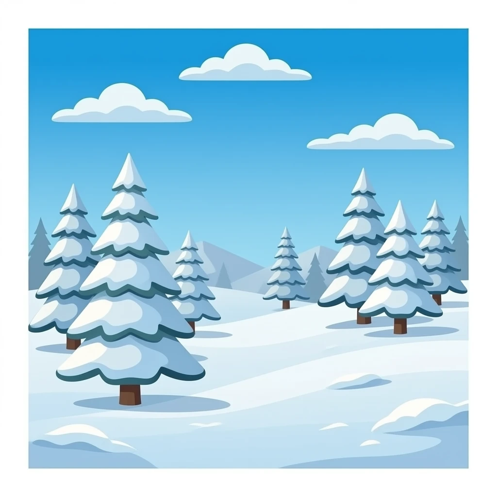 Snow emoji