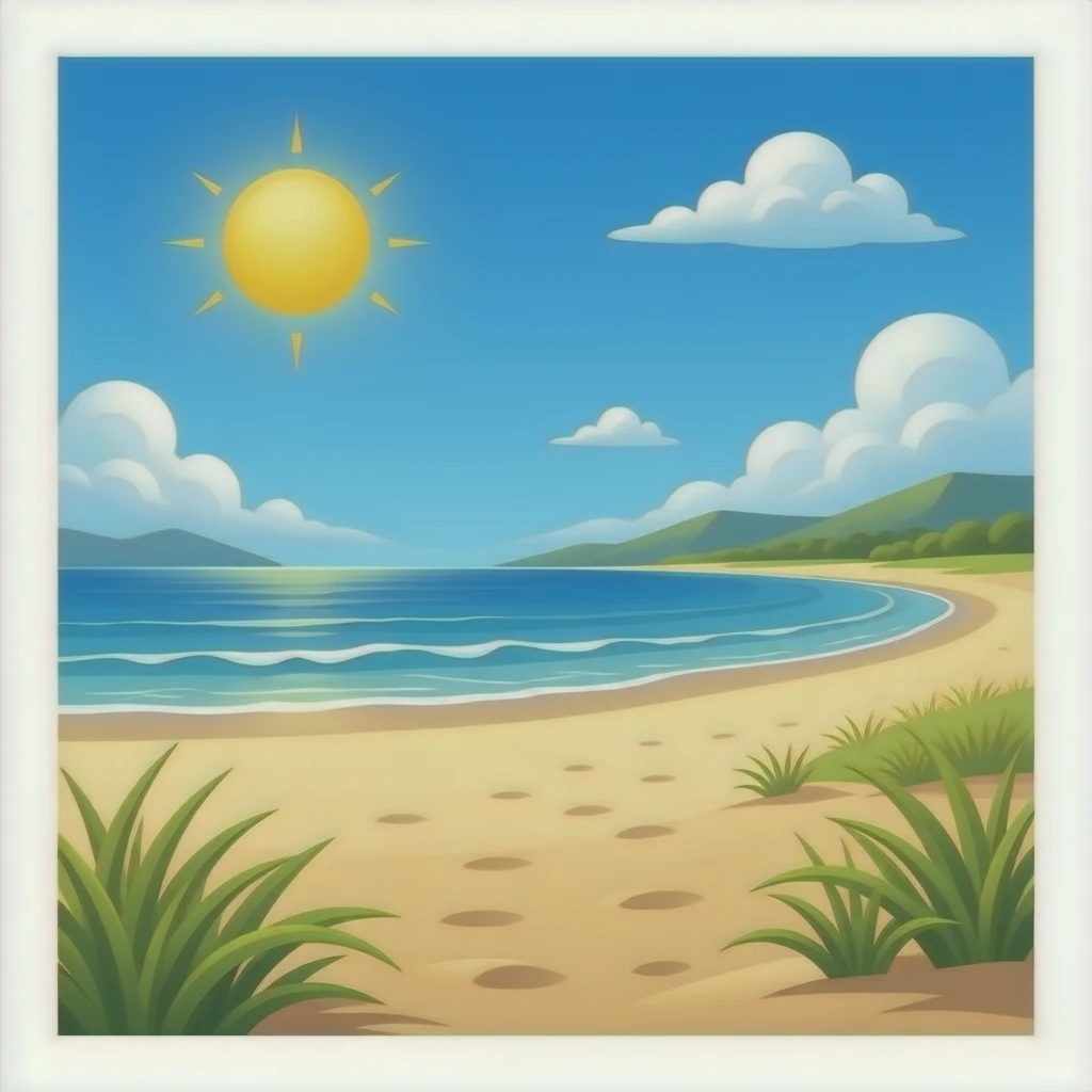 sand strand emoji