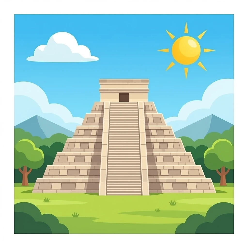chichen itza animado emoji