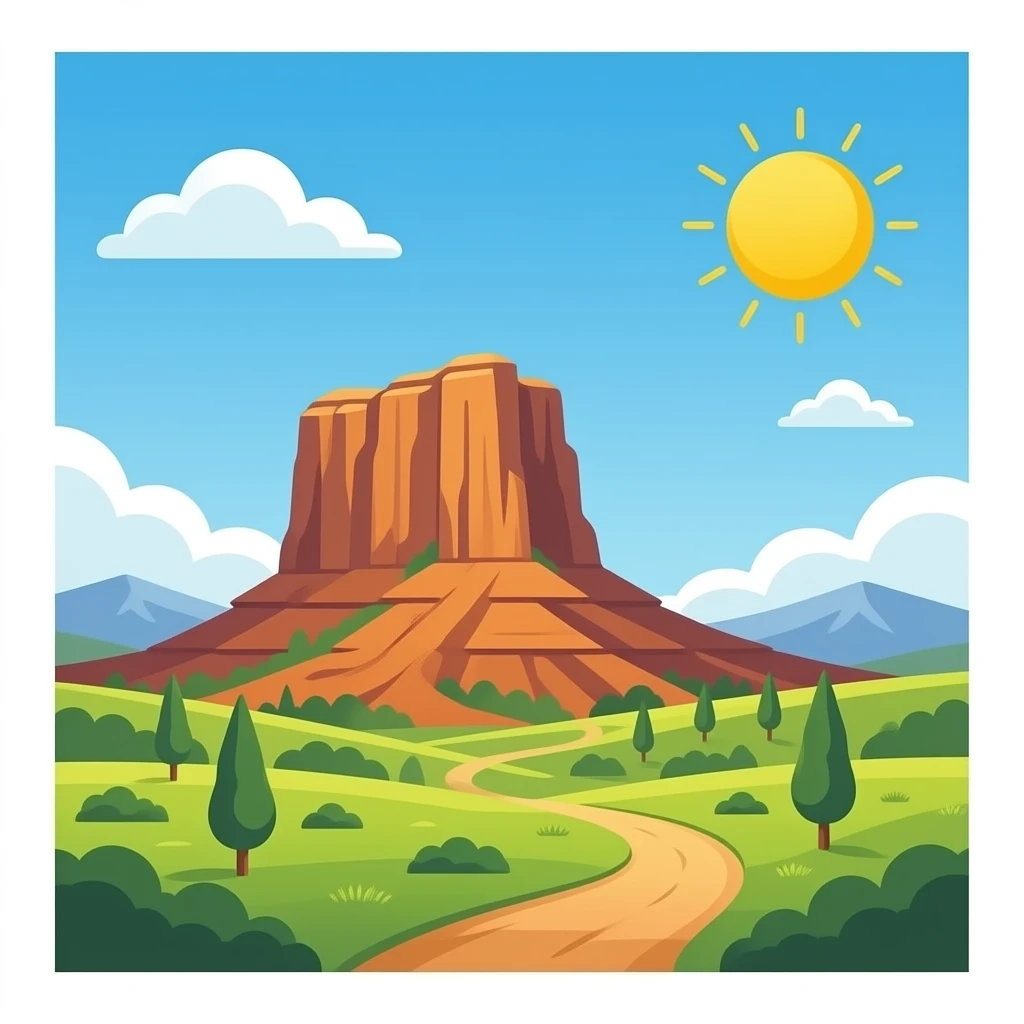 Butte emoji