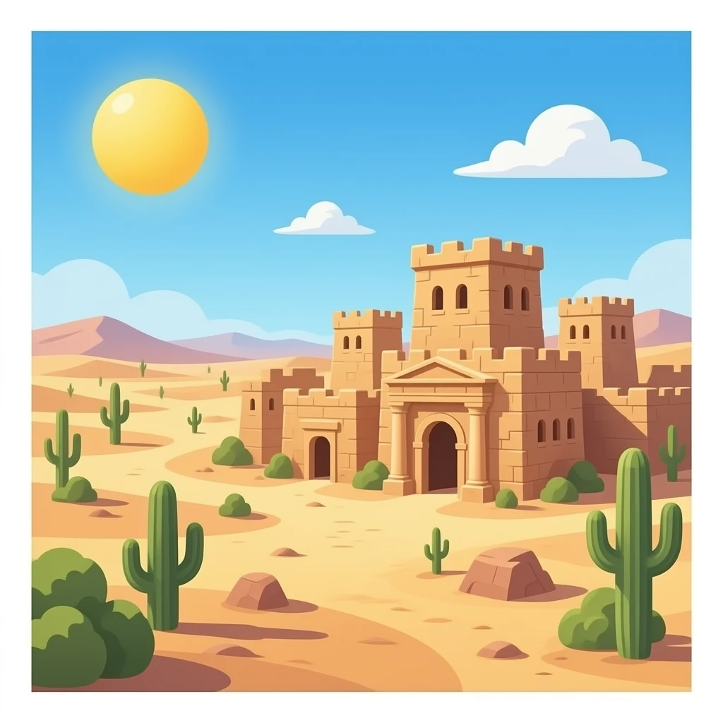old desert city emoji