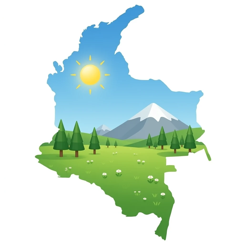 Colombia map emoji